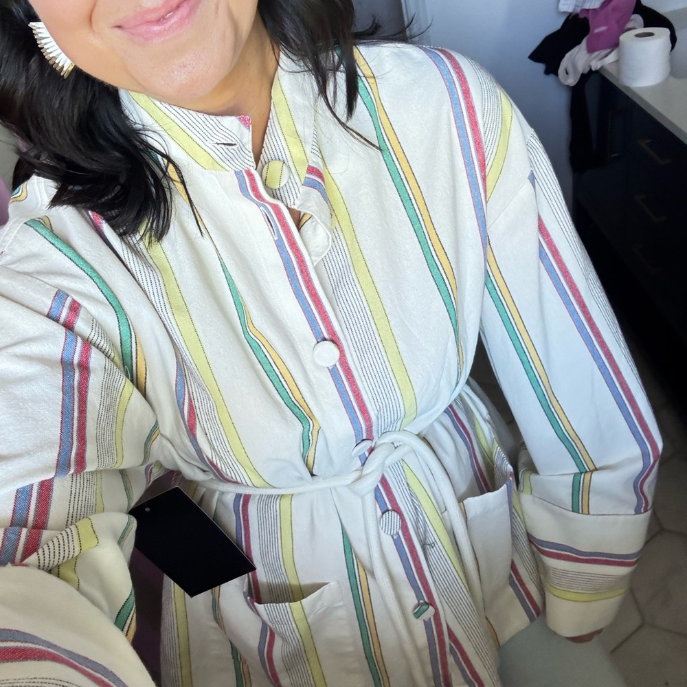 Tuckernuck Multicolor Striped Blouse